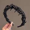 Pleated Hair Hoop Lace Mesh Hair Accessories Sweet Hair Comb  for Women Girls
