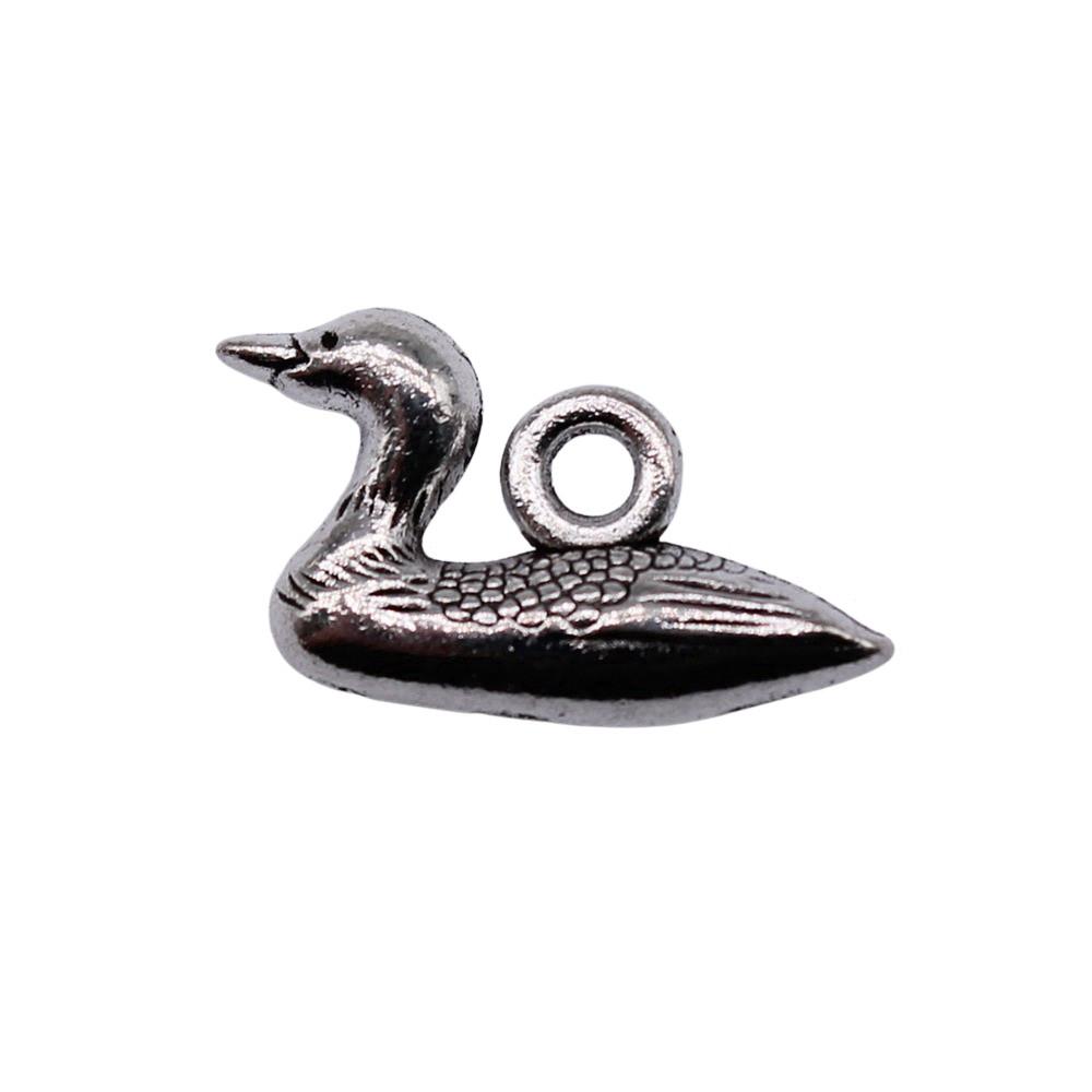 Flamingo Charms Antique Alloy Pendants For Bird Themed Jewelry Making