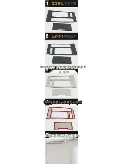 RX5MAX Gear Panel & Console Trim: Sequins and Cup Holder Stickers for the 19 RX5MAX.