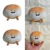 Cute Ins Style Mini Bun Plush Keychain Soft And Squishy Backpack Accessory For Kids