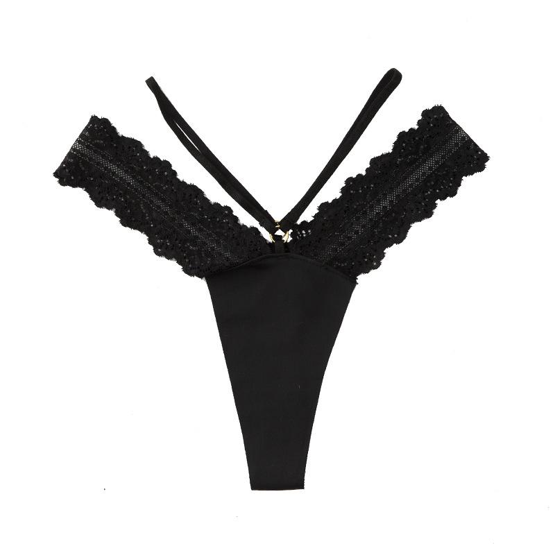 

Seamless Ice Silk Thongs Panties Sexy Slim Strap Sporty Women s Panties M