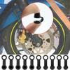 20 PCS Rubber Brake Bleeder Screw Cap with Dust Cover Protects Against Dirt and Moisture for Automotive and Motorcycle Use
