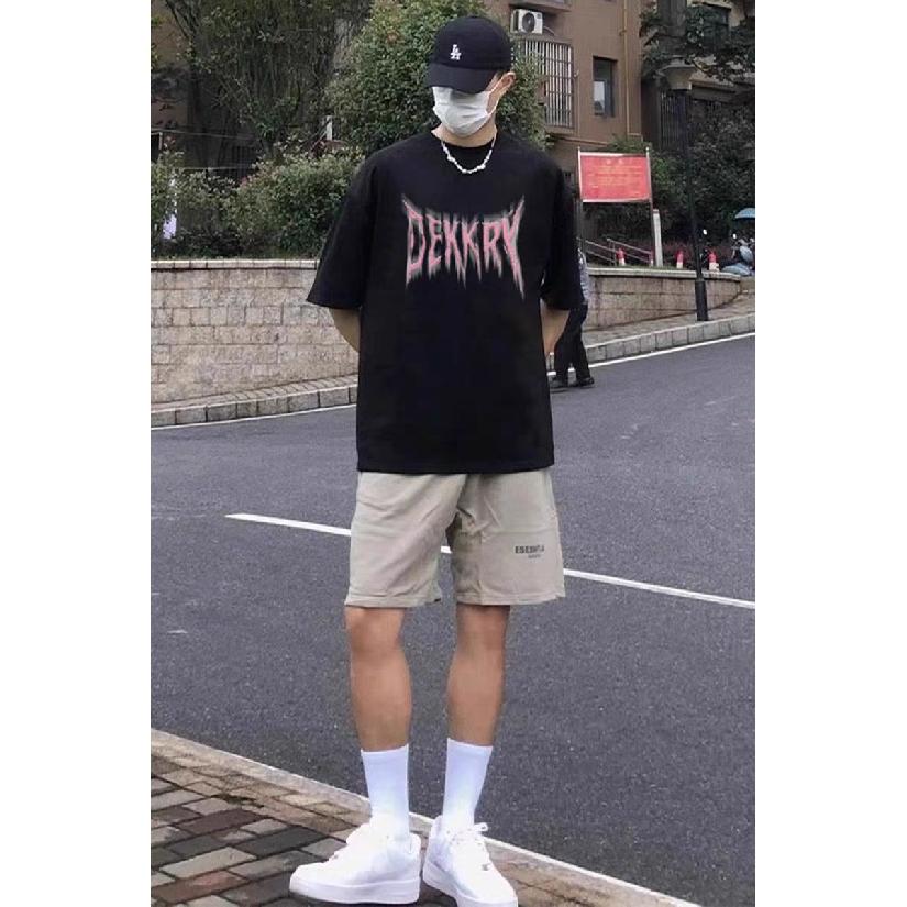 Short Sleeved T-Shirt Trendy Brand Loose Couple Oversized Unisex Style Half Sleeved 2024 T-Shirt Top