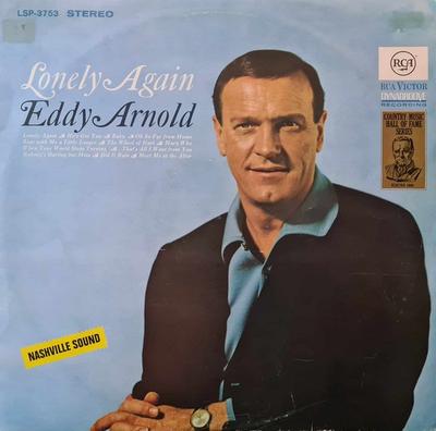 LP Record EDDY ARNOLD - Lonely Again LSP3753 RCA Victor 1967 Germany Folk Used