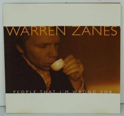 CD WARREN ZANES People That Im Wrong For 80302012052 Dualtone 2005 US Rock Gebraucht