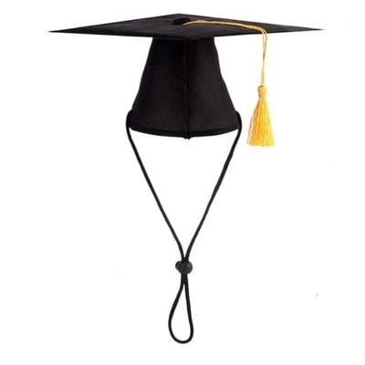 Graduation Party Caps for Cats Dog Party Costume Hat Adjusting Pet Poseable Graduation Bachelor Hat Roleplaying Caps