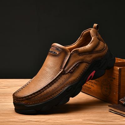 Mode 2025Handgefertigte Lässige Leder Herren Business Kleiderschuhe Mode Outdoor Slipper Büro Loafer Flats Rutschfest Laufschuhe Fahrschuhe