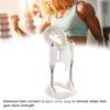 Male Penis Extender Stretcher Wearable Size Adjustable Powerful Training Penile Traction Device White Silver