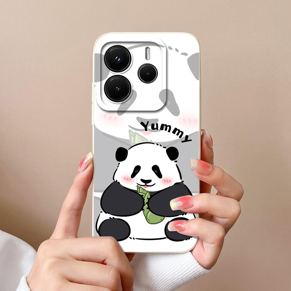 For Redmi Note 14 Pro Plus Case Cartoon High Quality Phone Cover For Xiaomi Redmi Note14 Pro+ Soft Liquid Silicone Back Covers
