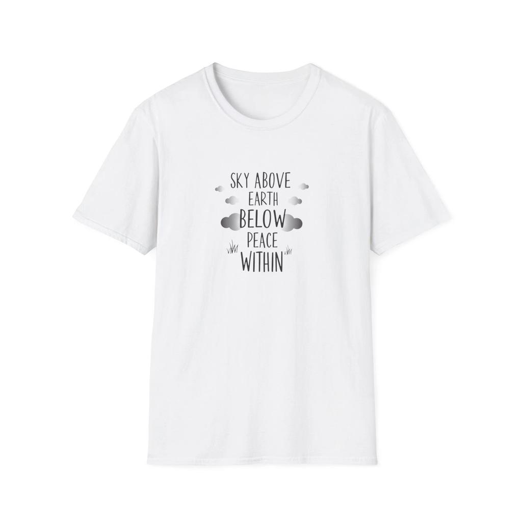 Sky Above Earth Below Peace Within T-Shirt | Boho