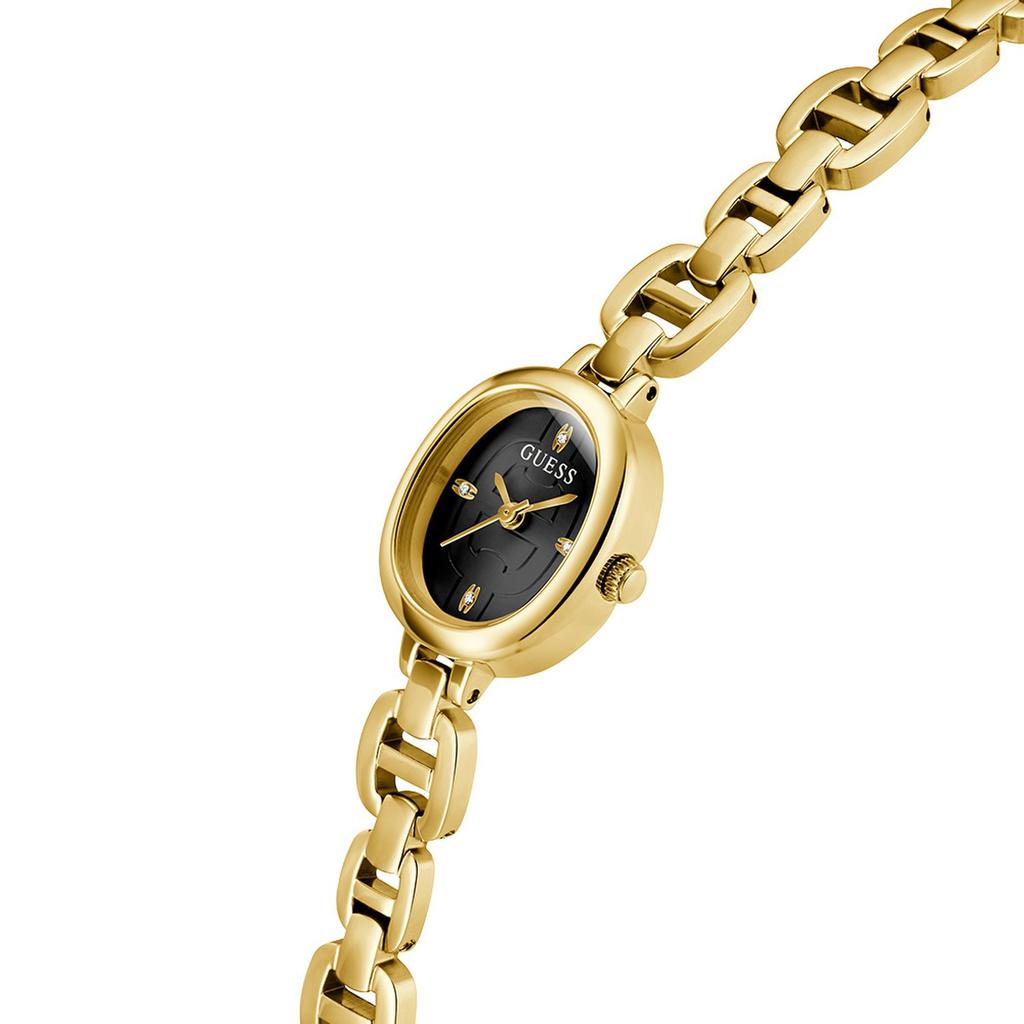[GUESS] Gold Black Vivian (GW0982L2) Women's Watch