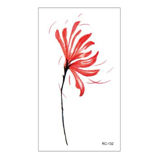 Waterproof Gradient Color Cartoon Temporary Tattoos for Men & Women