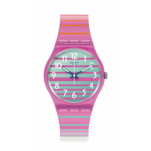 

Swatch Electrifying Summer Gent Watch SO28P105 Pink