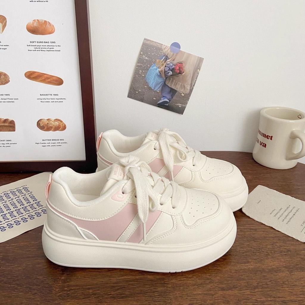 Ins22 autumn shoes platform bread new sports student casual board shoes