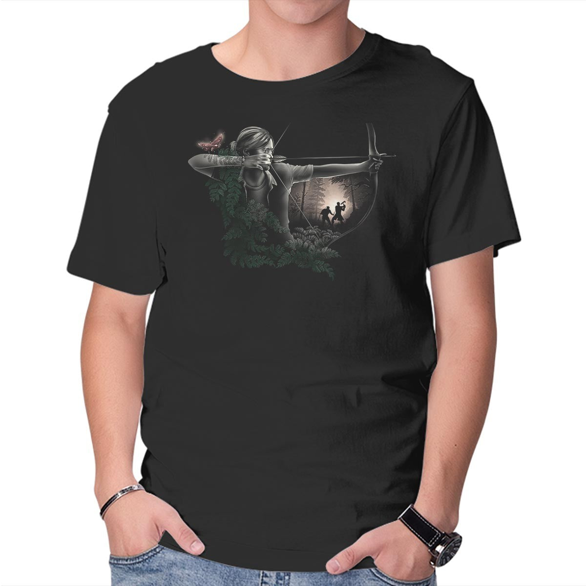 Unisex Crew Neck T-Shirt Every Last One of Them Graphic Short Sleeve Casual Tee L