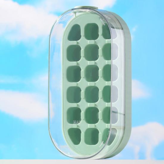 Láhev na vodu Forma na led se slámkou Uvolnění jedním kliknutím 2v1 Forma na ledové kostky a Konvice Přenosná láhev na vodu Vertikální forma na ledové kostky do mrazáku