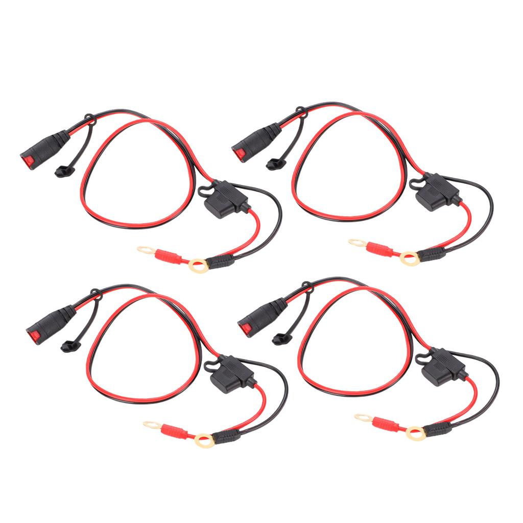 4PCS Wire Harness Fit for NOCO Battery Charger Support for X Connect GC002 M6 1 4 Inch XL Eyelet Terminal Connector