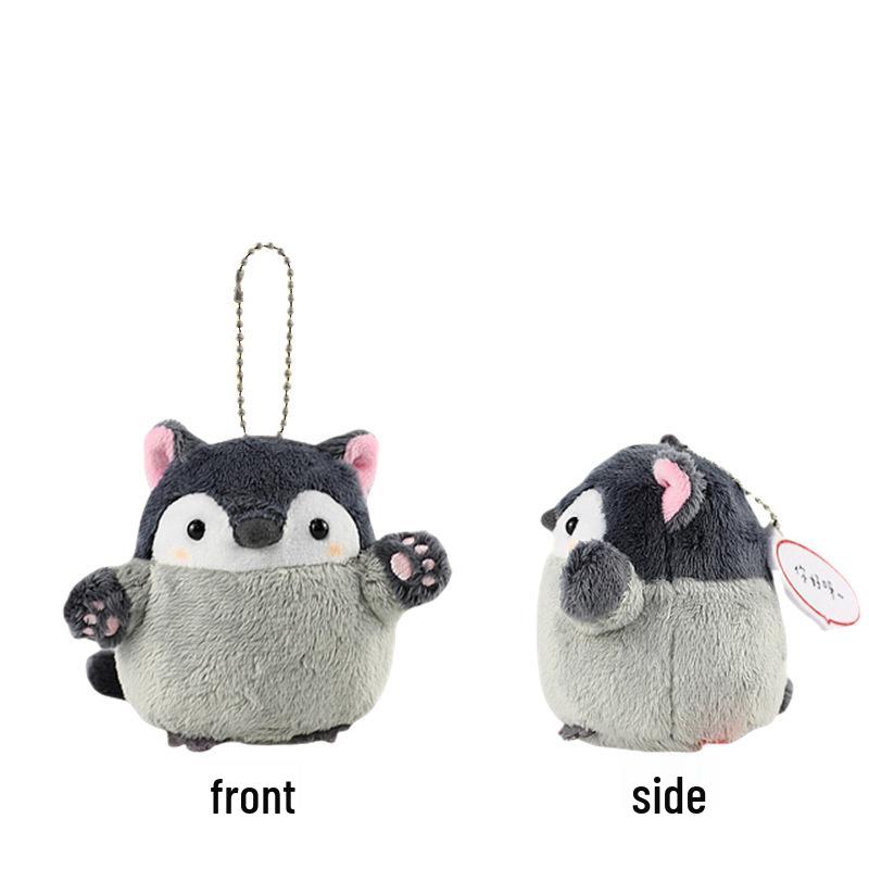 Genuine Plush Penguin Keychain - Japanese Style Cute Backpack Accessory & Positive Energy Bag Charm