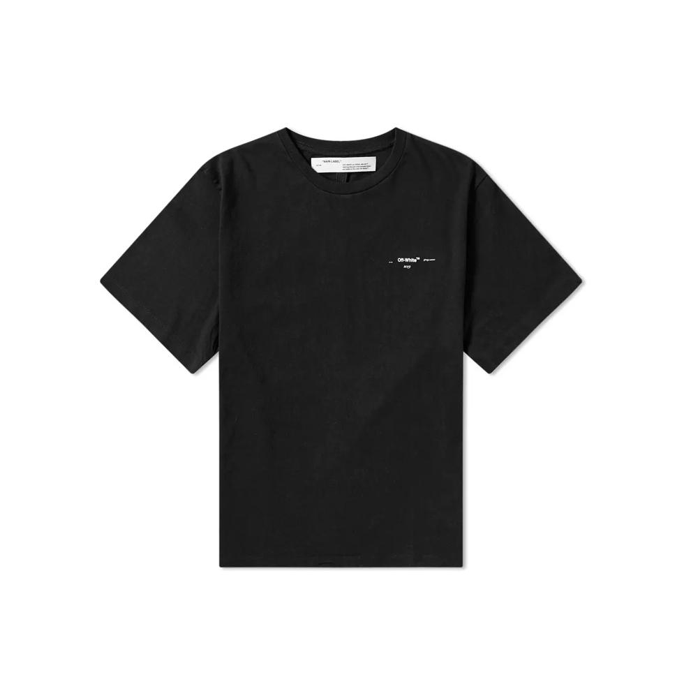 OFF-WHITE T-Shirts Men's Crew Neck Moderate OMAA038R191850121088