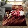 Victory Celebration Moment Floor Rug Office Rug Suitable for Entryway Living Rooms Dormitory Hallway Anti-slip Rug Anime Office Decor
