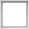 Raised Garden Bed Light Brown 100 X 100 X 77 Cm Galvanized Steel