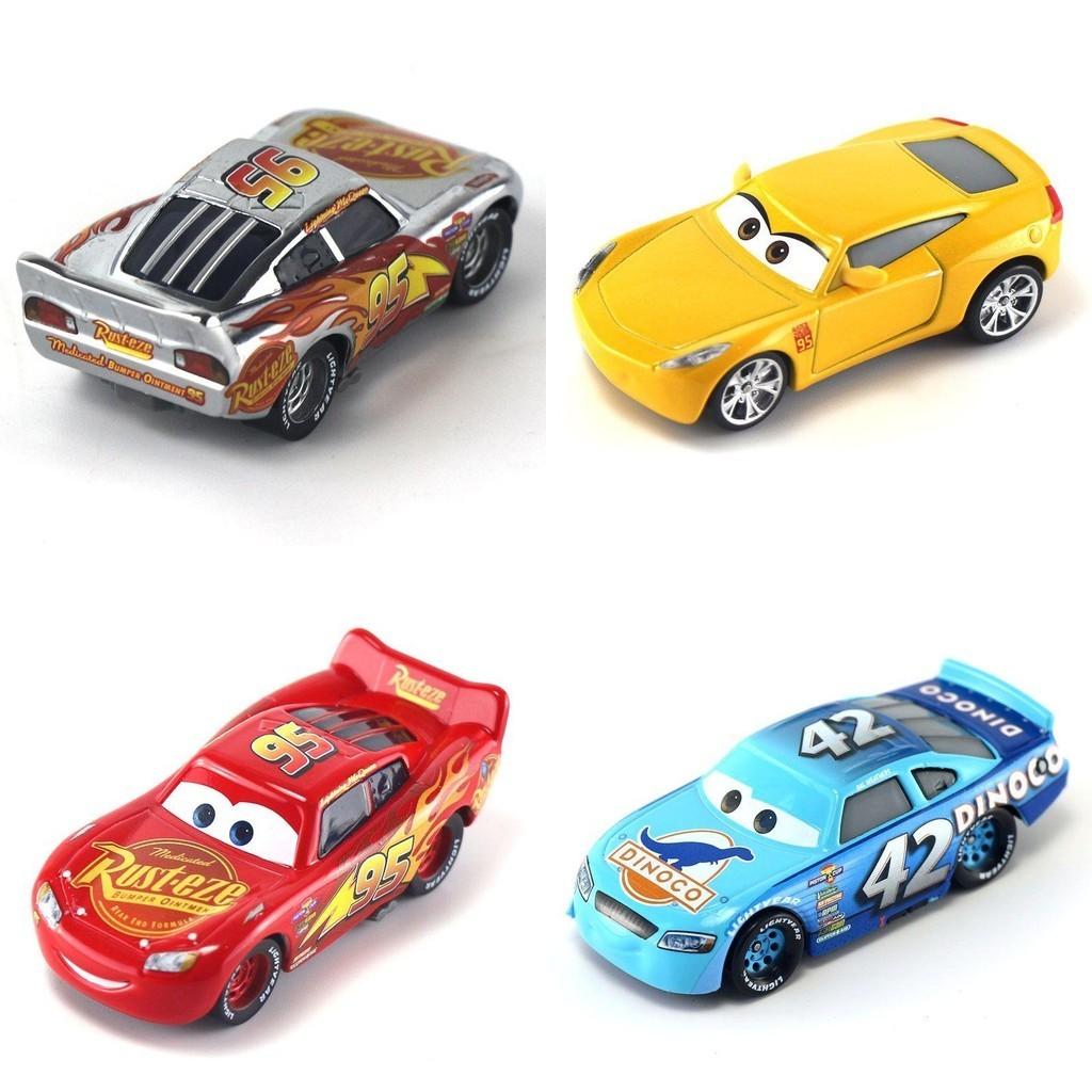 Disney Cars 95 Dinosaur Grey Mcqueen Alloy Children's Toy Car Model