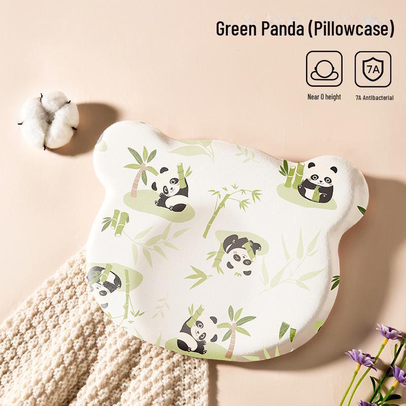 Memory Foam Baby Head Shaping Pillow for Newborns (0-12 Months) - All-Season Use