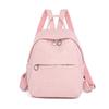 Women's Backpack Woven Pattern Backpack Large Capacity PU Schoolbag