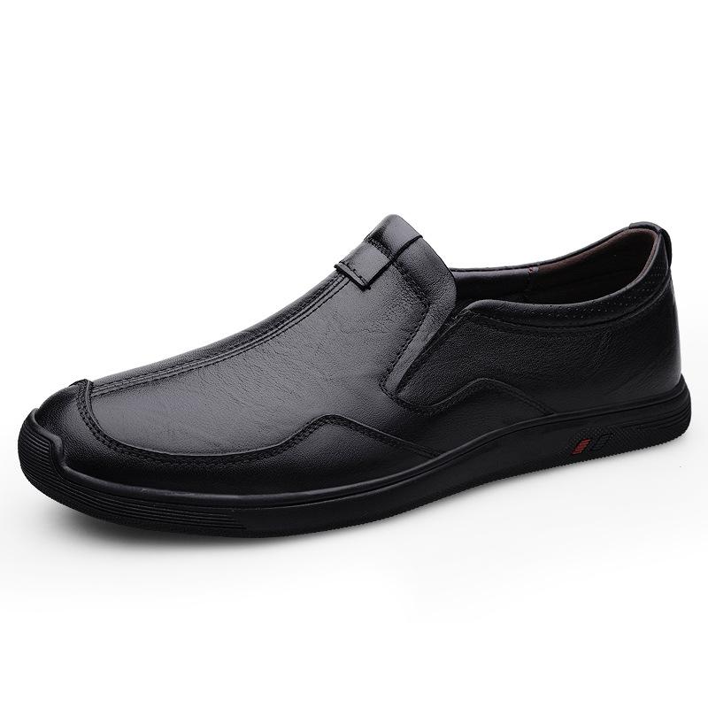 Высококачественные кожаные туфли Осенние мужские повседневные кожаные туфли Офисные — фото 3