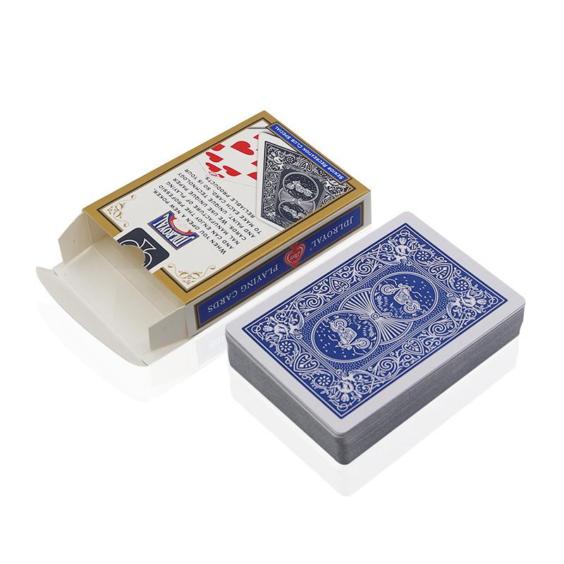 Новейшие Волшебные Покерные Красные/Синие Обычные Игральные Карты Стандартные Запечатанные Колоды Магические Трюки Покерные Игральные Карты Магические Трюки синий