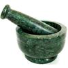 Mortar and Pestle Set, Kharad, Masher Spice Mixer Okhli and Musle Kharal for Kitchen 4 Inches, Green Colour