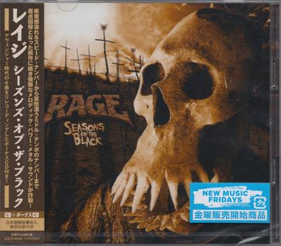 CD RAGE Seasons Of The Black GQCS90382 Chaos Reigns 2017 Japan Obi Rock