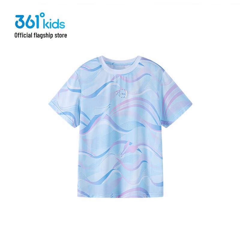 361° Girls  Quick-Dry Summer Short-Sleeve Knit Top K62421207 130 cm