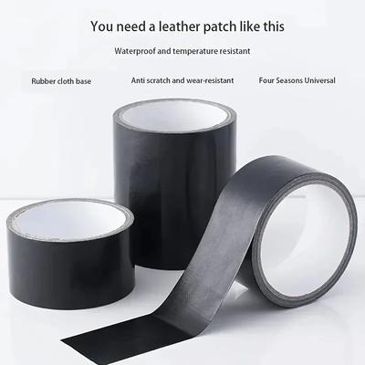 Self Adhesive Leather Repair Tape for Sofa Car Seats Handbags Jackets Furniture Shoes First Aid Patch Leather Patch DIY Black