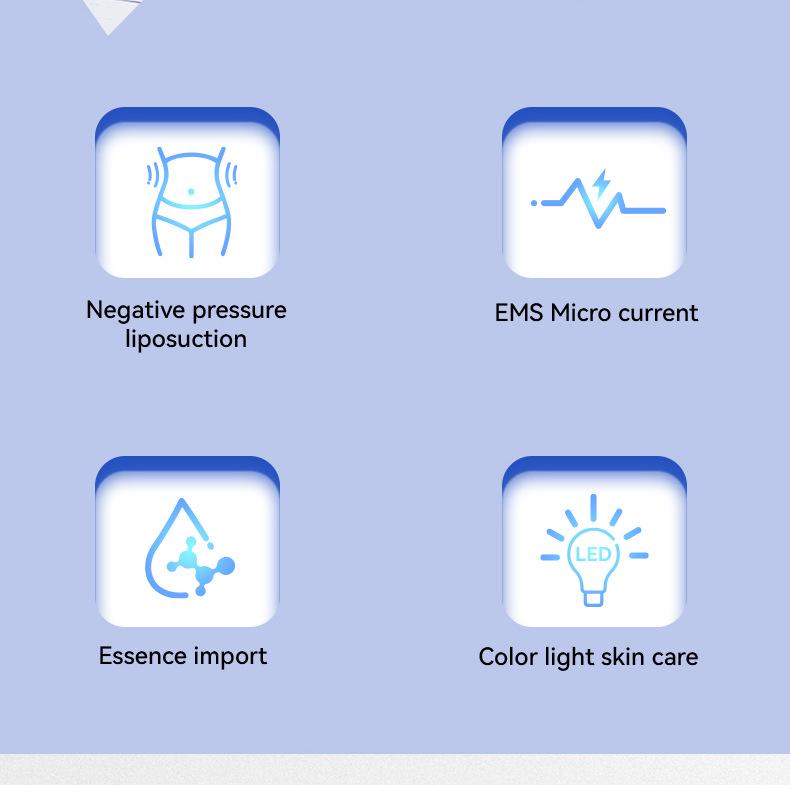 Colorful EMS Microcurrent Fat Removal & Face Lifting Massager