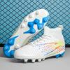 Popular New Youth Football Shoes Men's High-top Long Broken Nails Student Professional Training Shoes Jinjiang Shoes