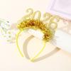 Happy New Year Accessory Sparkling 2026 Headband Glitter Eyeglass for Christmas New Year Eve Party Supplies