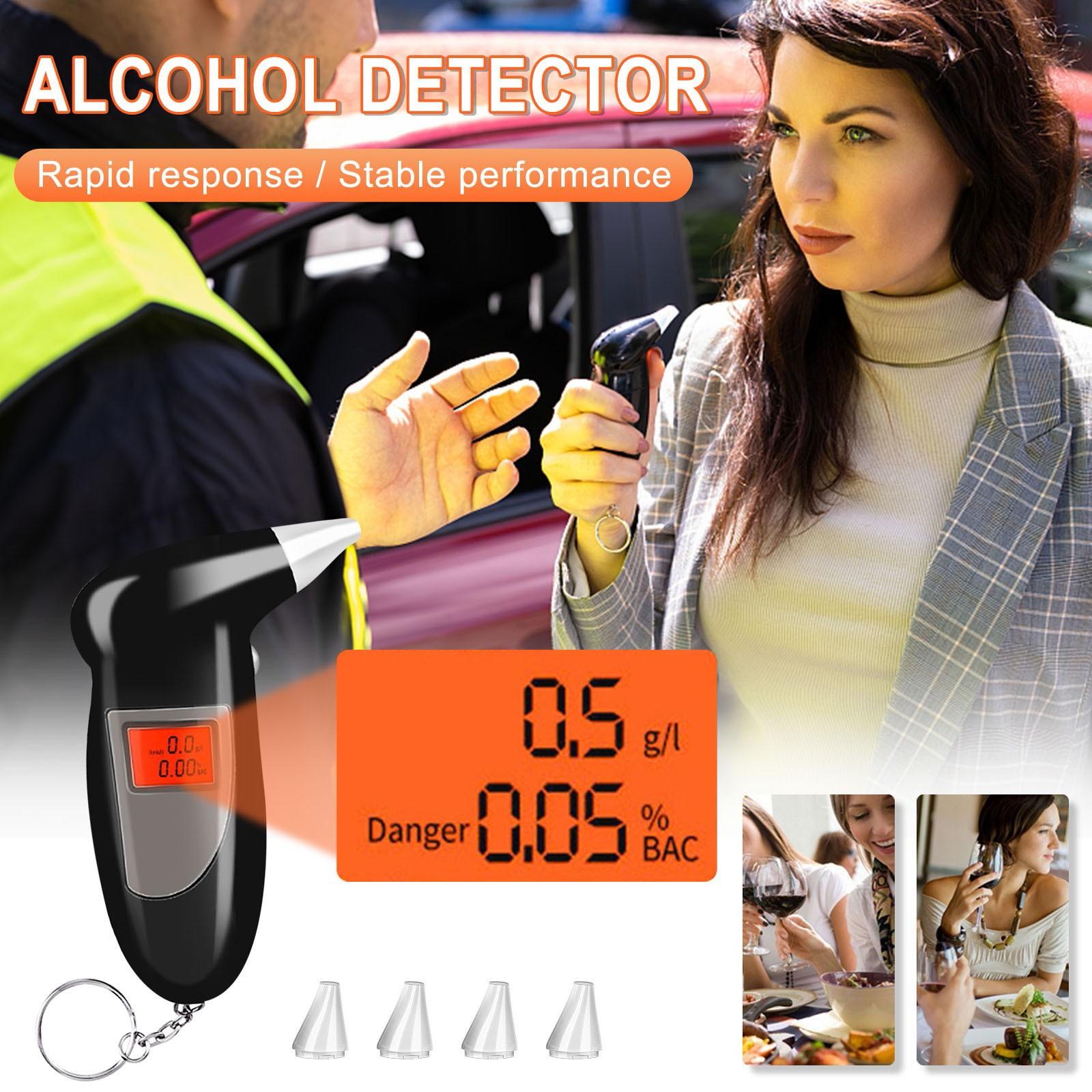 

Цифровий дихальний тестер етанолу Алкотестер Мундштуки Видувна насадка для брелоків Тестер етанолу