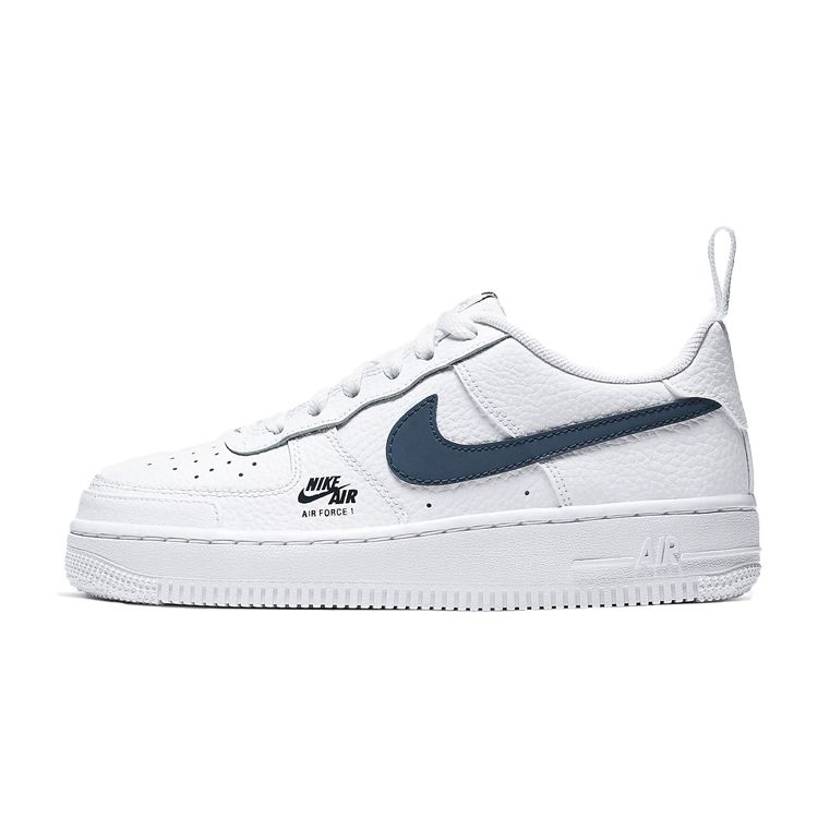 

Nike Детские кроссовки Air Force 1 GS White Obsidian светло-дымчато-серые CZ4203-101