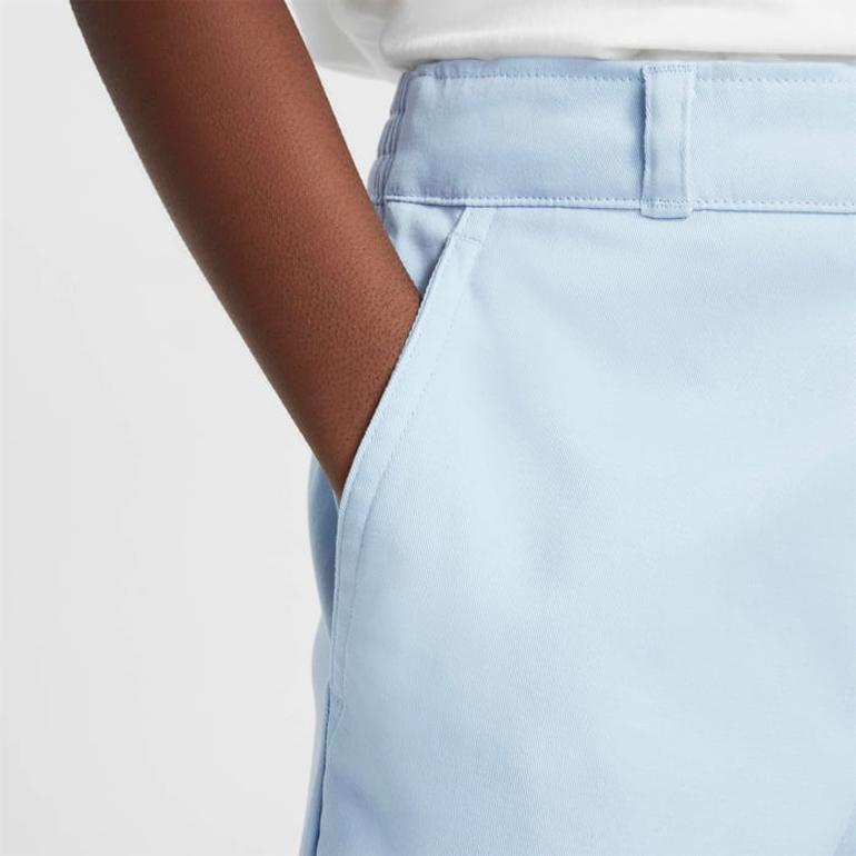 Nike Simple Comfortable Versatile Solid Color Shorts Kids Shorts Light-Arsenal-Blue Football-Grey FN9217440