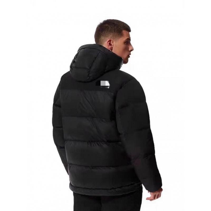 Men Women Winter Puffer Jacket Hooded Parka Down Coat Loose Fit Warm Outdoor Casual Wear 90% White Duck