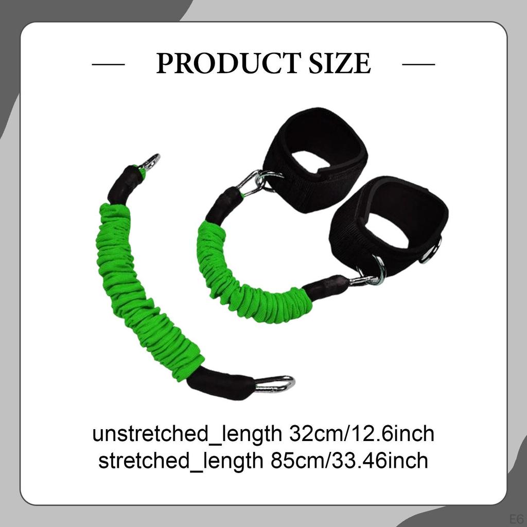 Elastic Leg Bands, Jump Training, Waist Belts, Ankle Resistance Ropes, Ideal for Basketball, Gym,