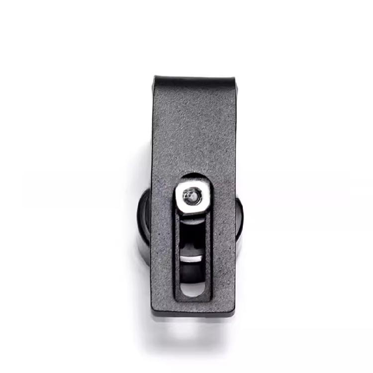 Smooth Sliding Door Guide Wheel Kit For 1/2inch - 2inch Thick Panel Vertical Rotations Design Durability Carbon Steel