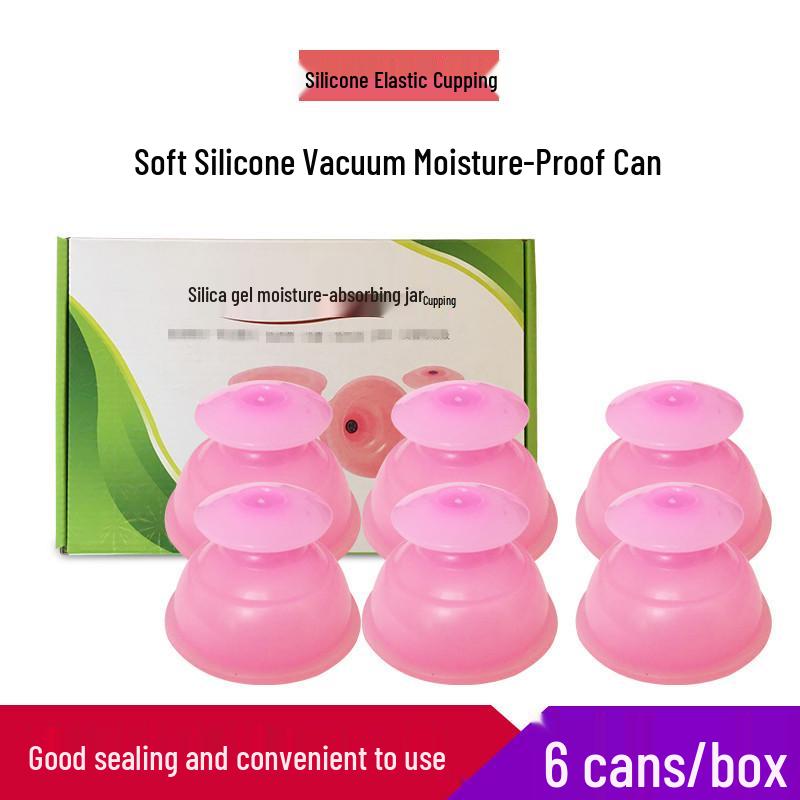 12-Piece Silicone Cupping Set: Thickened Vacuum Cups for Home Use, Negative Pressure, Sliding Cupping & Moisture Removal