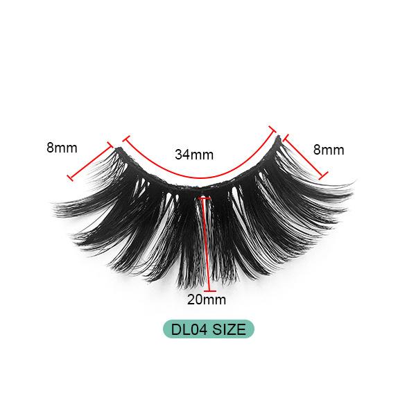 6D Chemical Fiber False Eyelashes 8 Pairs Of Simulated Thick Natural Thick Grafted Eyelashes