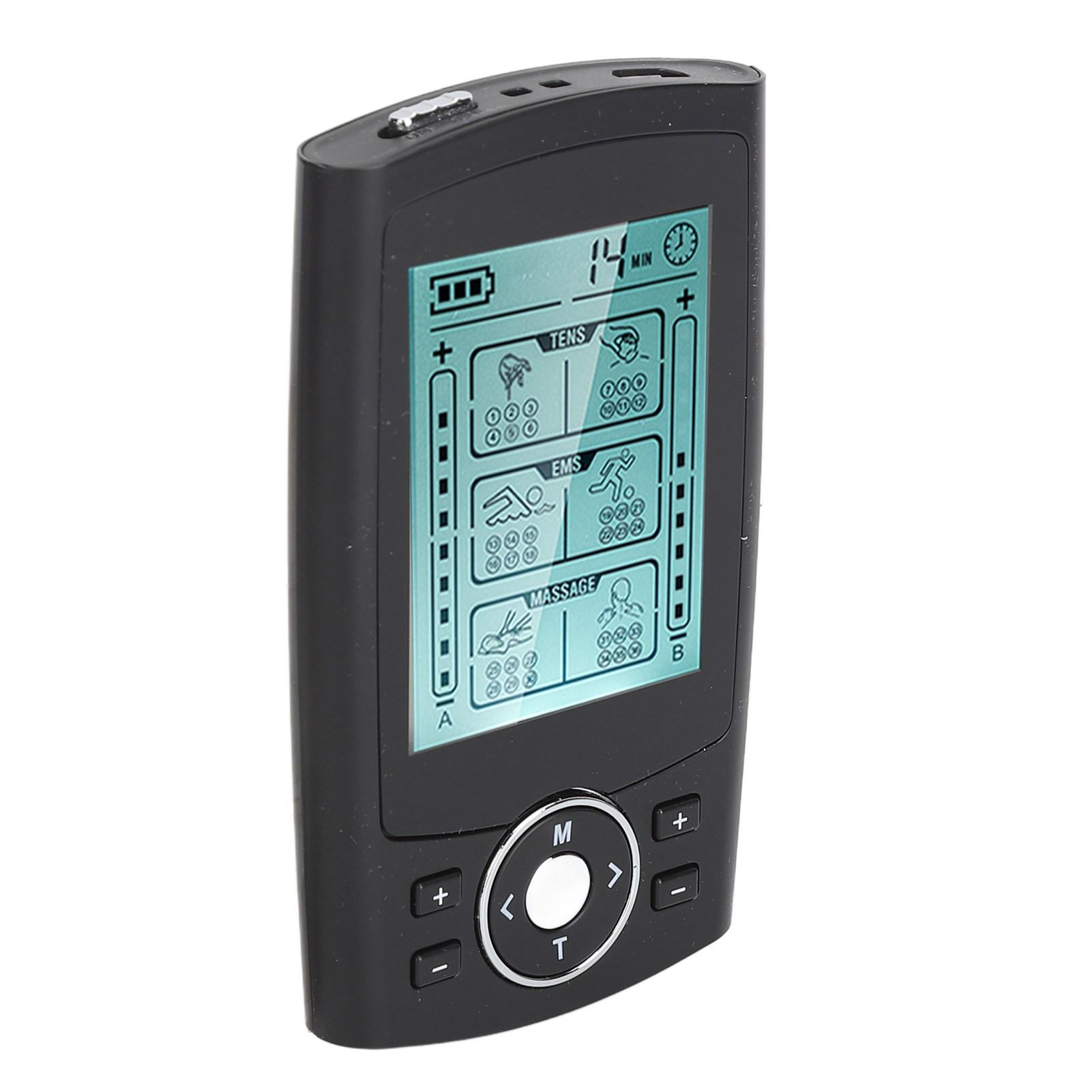 

Электронный стимулятор TENS, двухканальный, 36 режимов, 20 уровней силы, импульсный массажер TENS, машина для