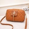 Embroidered Rhombus Pendant Camera Bag New Fashion Shoulder Crossbody Niche Women's Bag