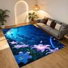 Ocean Flowers Living Room Nonslip Area Rug Soft Carpet For Bedroom Game Playroom Sofa Office Home Decor Doormat Christmas Gift C9291274