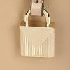 MICHAEL KORS Mercer solid color simple logo cowhide lock accordion bag shoulder crossbody bag women's camel