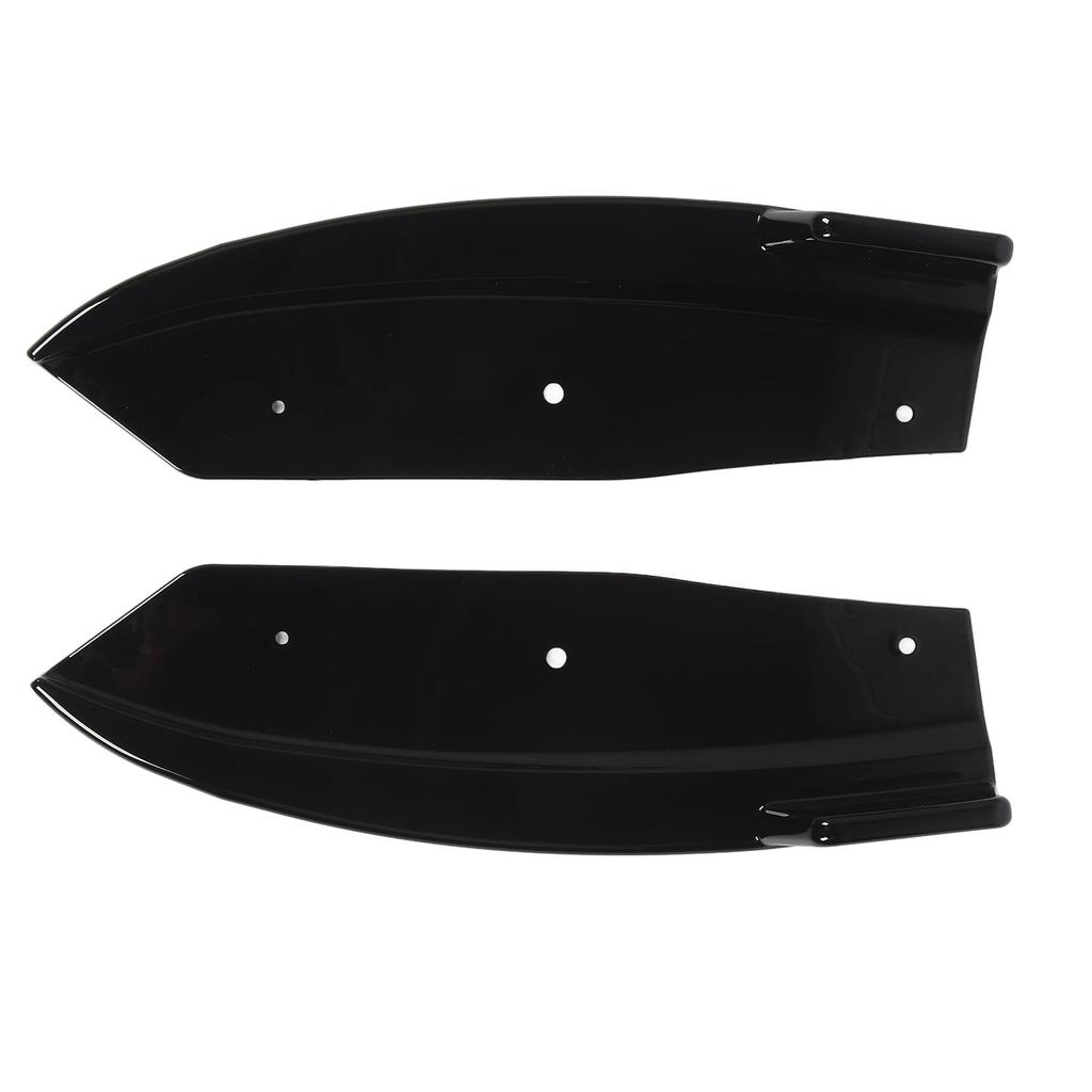 2 Pcs Rear Bumper Lip Spoiler Aerodynamic Lightweight Lower Chin Diffuser Splitter for X4 G02 M‑Sport 2018 To 2021